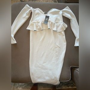 New baby blue maternity dress